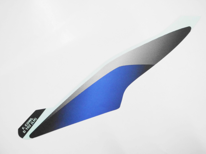 Nro. 9  KIT ETIQUETA MASCARA NEGRAAZUL