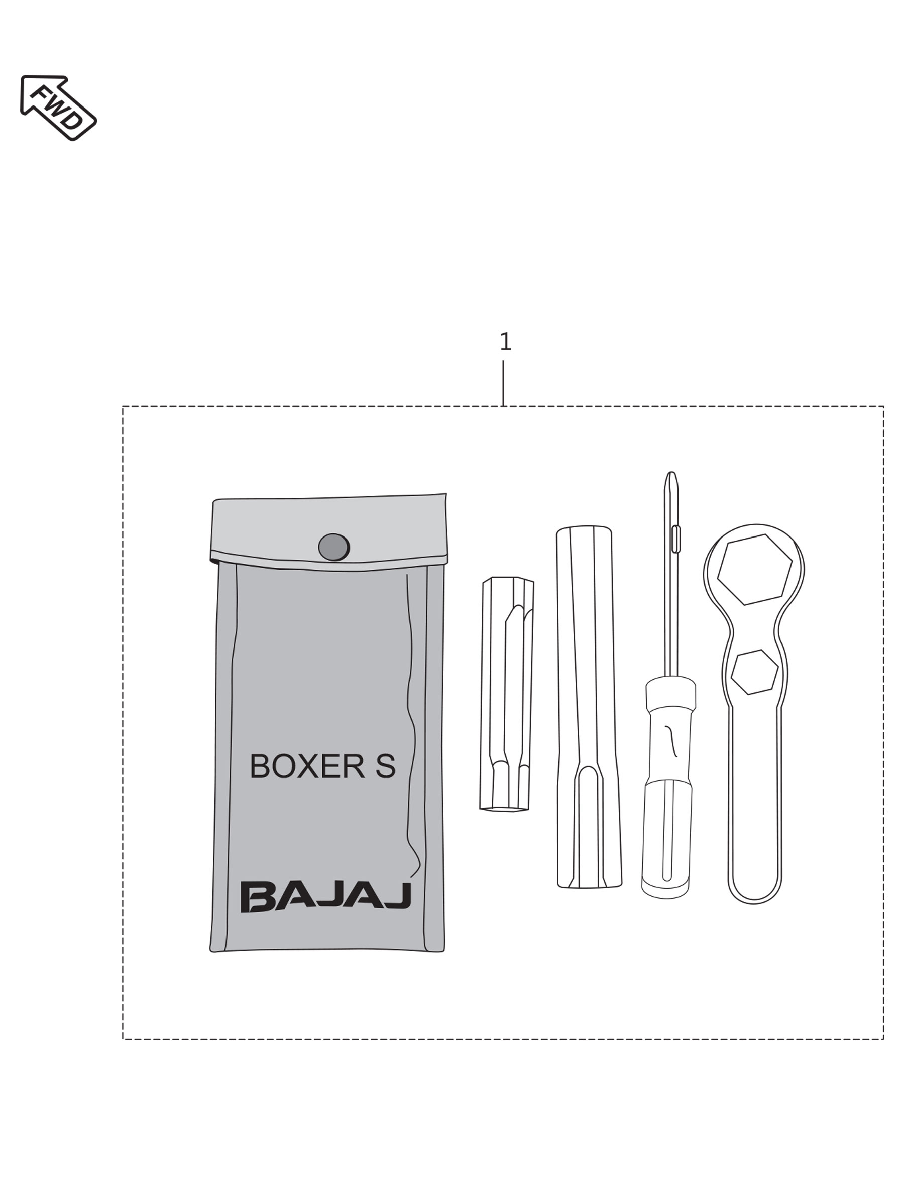 Caja de herramientas<p>BOXER, BM 150 X UG 2025<p>