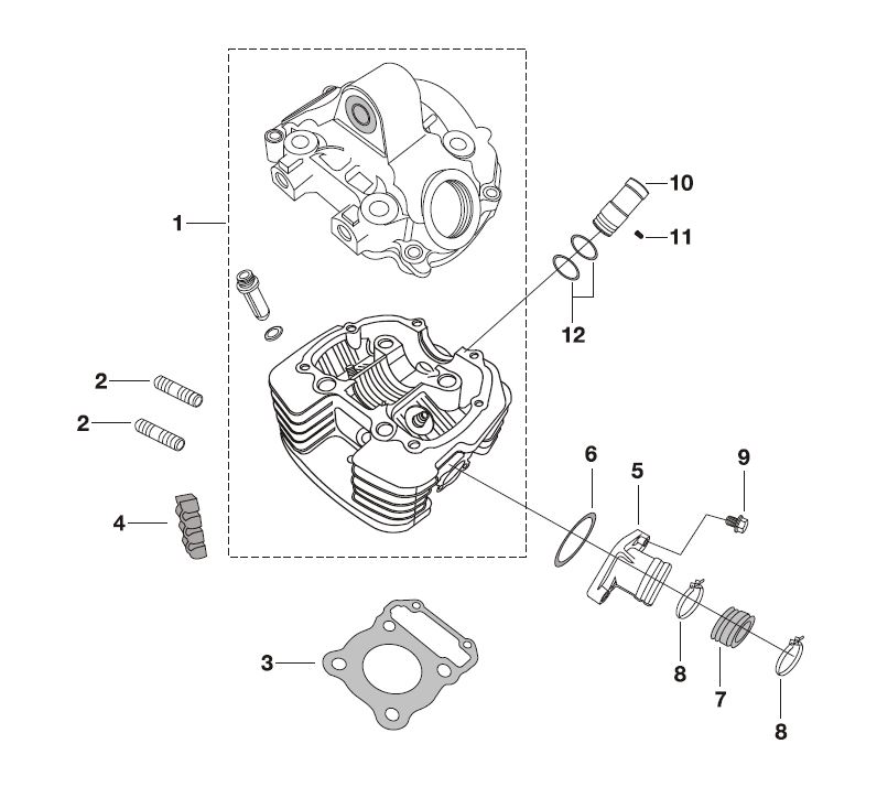 Culata<p>PULSAR, PULSAR 180 UG3 2007</p>