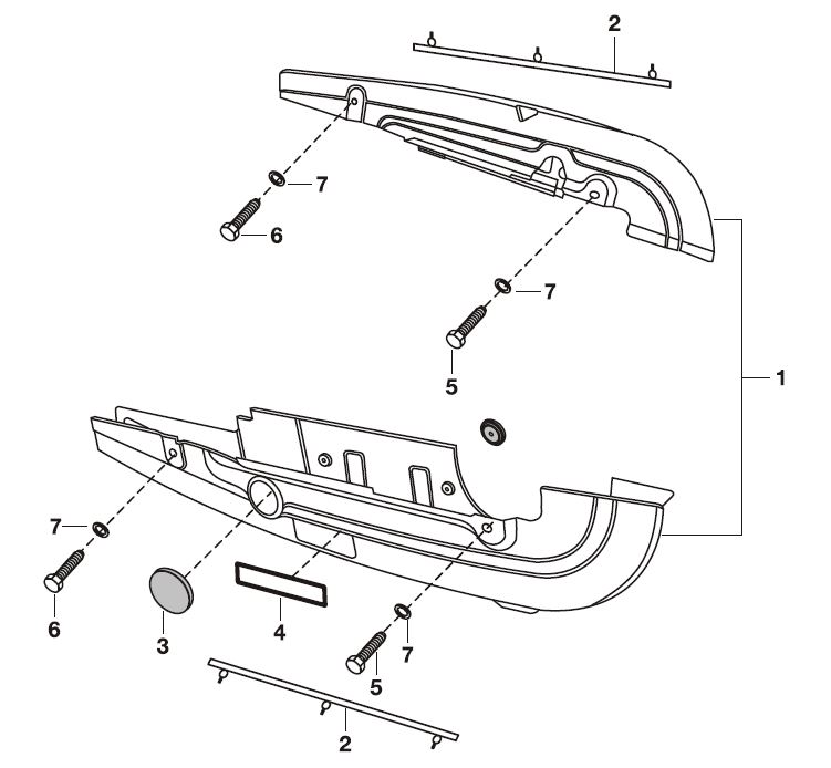 Cubrecadenas<p>PULSAR, PULSAR 180 UG3 2007</p>
