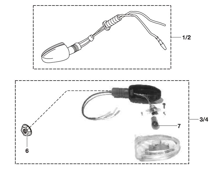 Luces direccionales<p>PULSAR, PULSAR 180 UG3 2007</p>