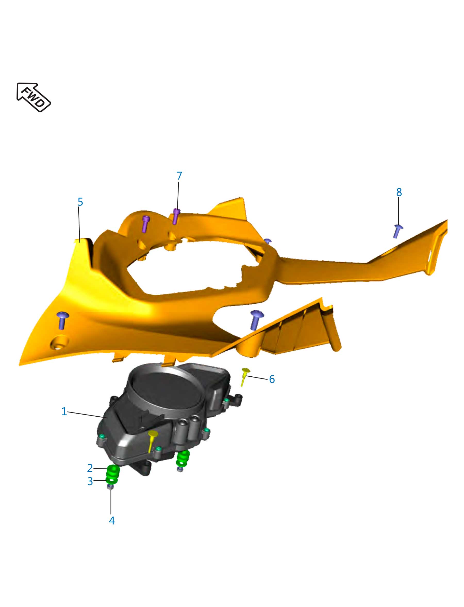 Velocimetro<p>PULSAR, PULSAR 200 RS BSIV 2025</p>